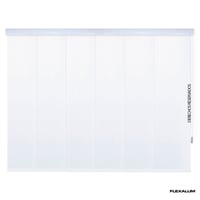 Panel Oriental Absolut Blackout Blanco A La Medida Ancho Entre 390.5-410  Cm Alto Entre  400.5-420 Cm