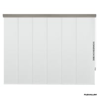 Panel Oriental Absolut Blackout Gris A La Medida Ancho Entre 240.5-260  Cm Alto Entre  100.5-120 Cm