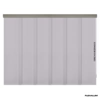 Panel Oriental Solar 3 Gris A La Medida Ancho Entre 160.5-180  Cm Alto Entre  180.5-200 Cm