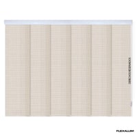 Panel Oriental Solar Damasco Crema A La Medida Ancho Entre 160.5-180  Cm Alto Entre  80-100 Cm