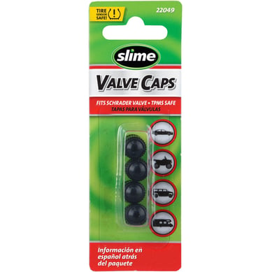 4 Tapas Para Valvulas De Llantas Slime