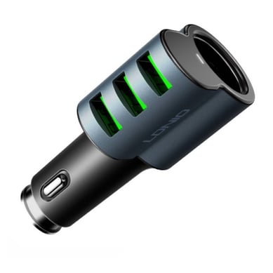 Cargador Ldnio Carga R�pida 3 Usb Encendedor