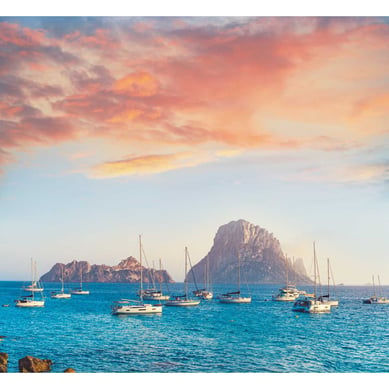 Fotomural Barcos al Atardecer S 100x62cm