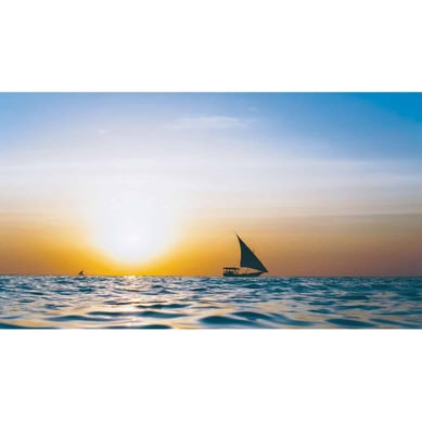 Fotomural Oc�ano al Atardecer XS 80x50cm