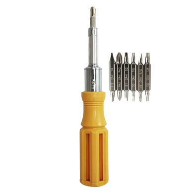 Destornillador 14 en 1 Ratchet Pala Estrella Torx Discover