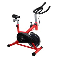 Bicicleta Spinning Con Monitor LCD Capacidad 7 Kg Color Roja