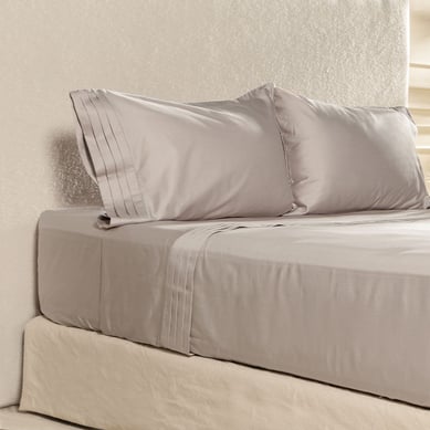 Juego Cama Extradoble 400 Hilos 100% Cairotaupe