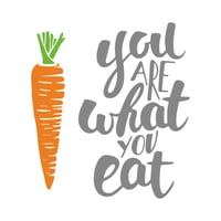 Vinilo You Are What You Eat S 68x75cm