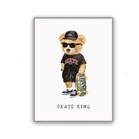 Cuadro Oso Skate King 120X180