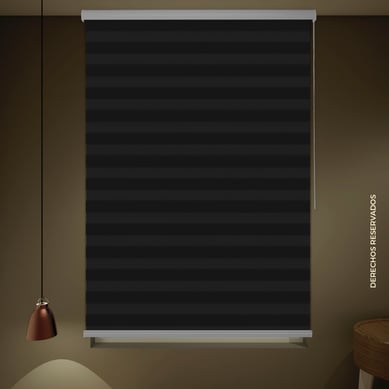 Persiana Roller Duo 100x180cm Negro