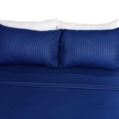 Juego Cama Poli�ster King Azul