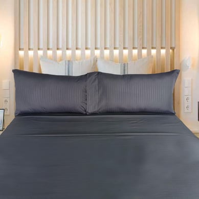 Juego Cama Poli�ster King Gris