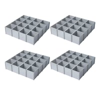 Setx4 Cubos Organizador Medias/Ropa Interior/Correas