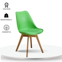 Silla Auxiliar Milano Tapizada 46.5X38X83 Verde