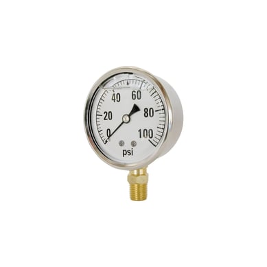 Man�metro De Llena Liquido Acero Inoxidable 6.35 Cm