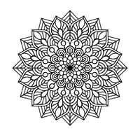 Vinilo Decorativo Mandala S 80X80Cm