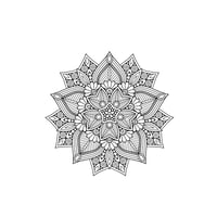 Vinilo Decorativo Mandala Ornamental Xs 50X50Cm