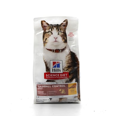 Alimento Seco Hills Gato Adulto Hair Ball 7Kg