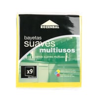 9 Bayetas Multiuso Colores 36X40Cm