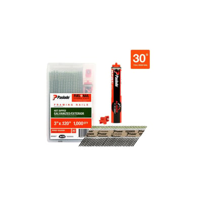 Combo Combustible Y Clavo Galvanizado Calibre 762