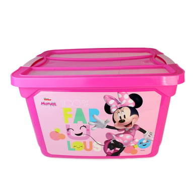 Caja Plstica Monserrat 21lt Minnie Mouse Disney