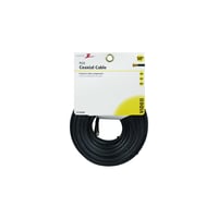 Cable Coaxial Rg6 Conector Hembra Negro X 15,24 M