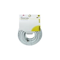 Cable Coaxial Rg6 Conect Hembra Blanco X 15.24 m