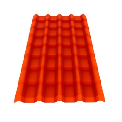 Teja Colonial Roja Upvc 1.97X0.72M