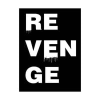 Vinilo Decorativo De Texto Revenge Xs 43X58