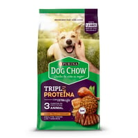 Dog Chow Alimento Seco Para Perro Dog Chow Triple Proteína Adultos 22.7kg