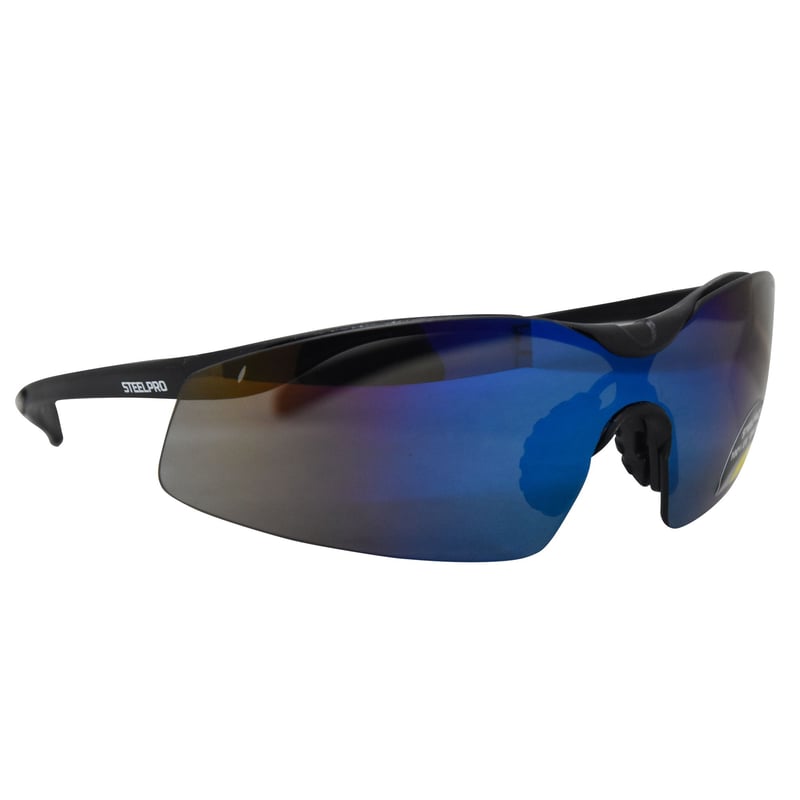 Gafa De Seguridad Polaris Azul Espejado Steelpro X12 Unidades STEELPRO falabella