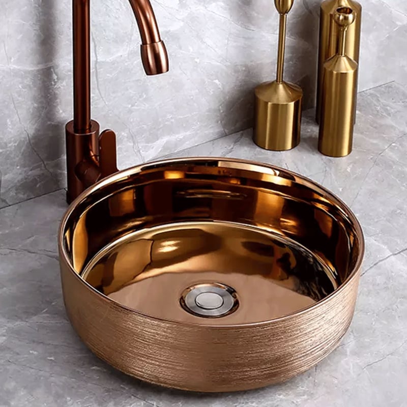 Lavamanos Vessel Maui Gold Rose ATTMOSFERAS | falabella.com