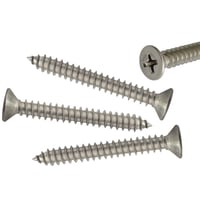 Tornillo Madera Cabeza Plana Ph Inox. # 10X 3/4" (4U)