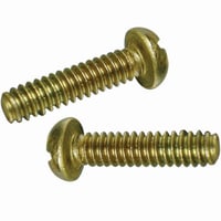 Tornillo Estufa Cilindrico Bronce 5/32" X 1/2" (2U)