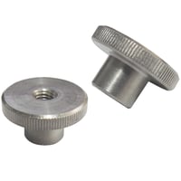 Tuerca Cilíndrica Con Cuello Ruleteado Metrica Inox.. M6 (2U)