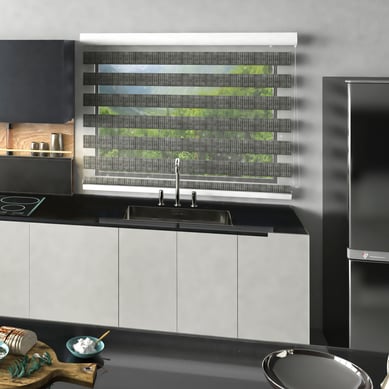 Persiana Elegance Screen Gobi Negro 100x180 cm