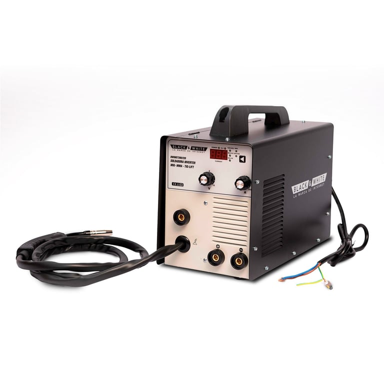 Soldador Inverter 3 en 1 200A 220V MIG - TIG LIFT - MMA Black ...