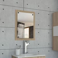 Espejo de Baño Picasso 98x32x27cm Beige