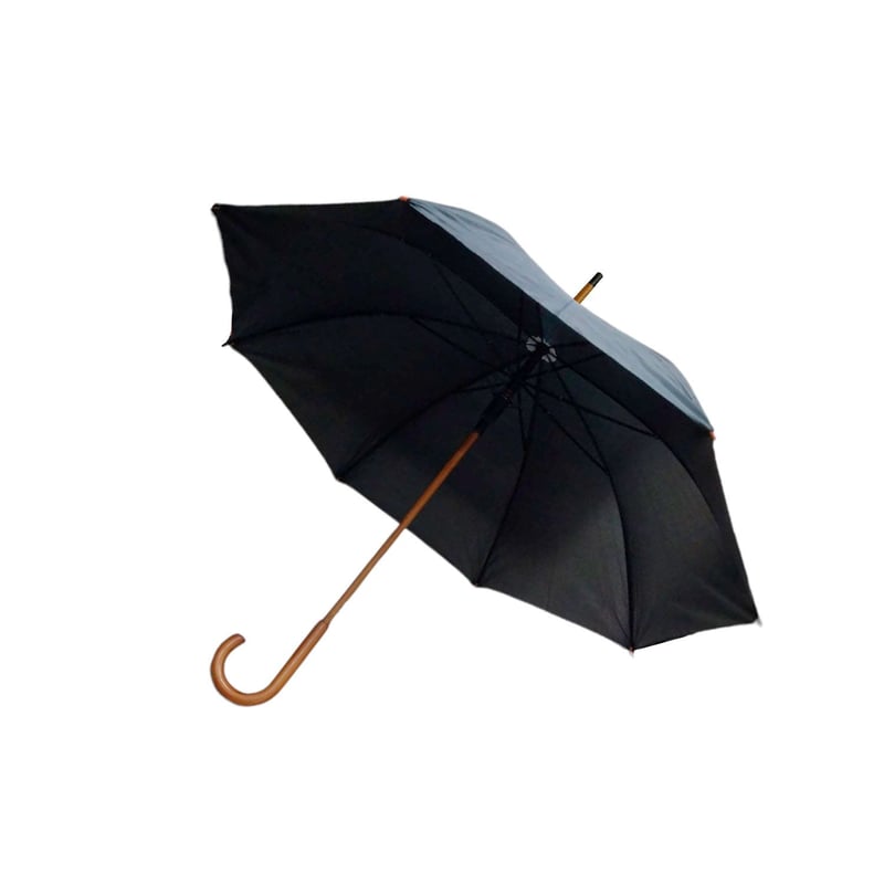 Sombrilla Semi Automática Larga Mango Curvo Negra YUMAR | falabella.com