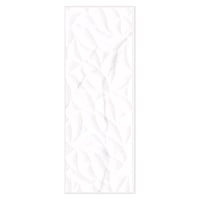 Ceramica Pared Calacatta 30x90 Brillante Relieve Leaf Cj/X 1,08 M2