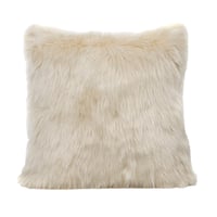 Banzay Funda para Cojín Peluche Largo Crema
