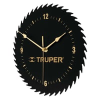 Reloj de Pared Truper 24 cm Con Cuerpo En Lámina de Acero