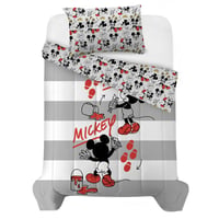 Comforter Sencillo/Semidoble Microfibra 82gr Mickey Nightware