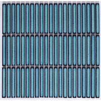 Mosaico Linea Teal 28.41x29.61 cm Color Azul