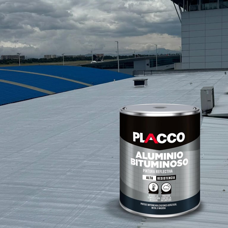 Pintura aluminio bituminoso 1/4gl placco ALGRECO | falabella.com