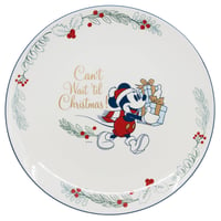 Plato Navideño Cena Mickey Minnie