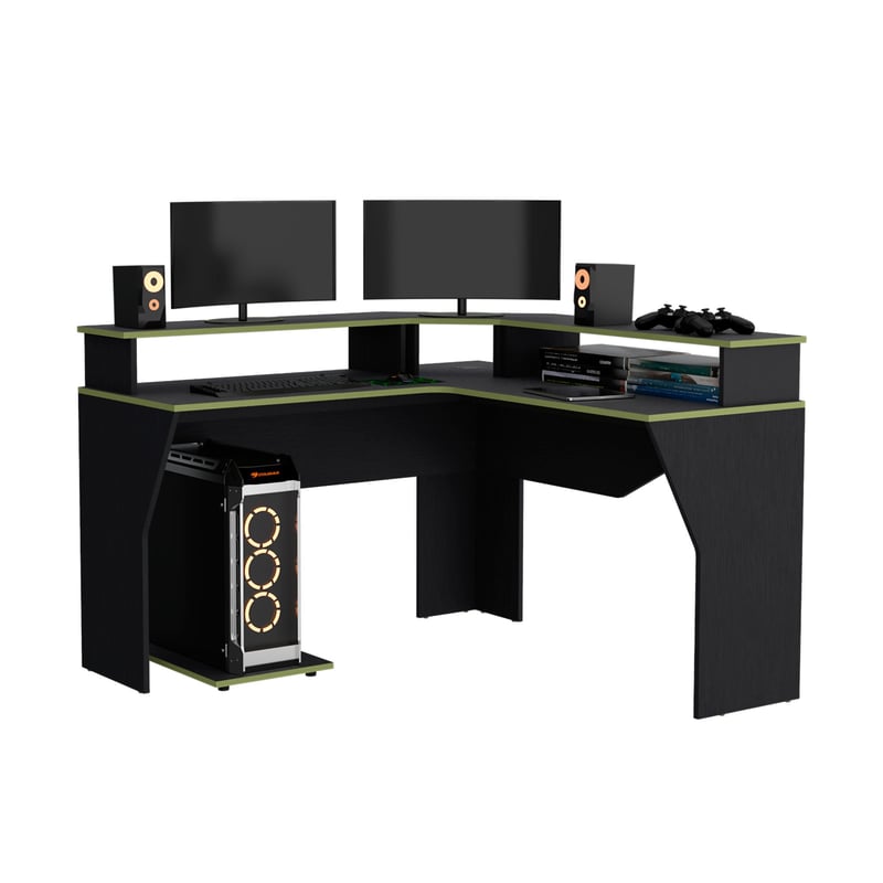 Escritorio Gamer Guma 88x128 Rta Wengue Verde RTA DESIGN | falabella.com