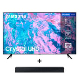 Combo Tv Samsung 50" Crystal + Barra De Sonido Samsung 2.0 Ch