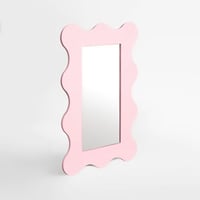 Espejo Ondulado Positivo - Rosado - 41 x 61 Cm Homus