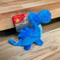 Peluche Importado Para Perro Dinosaurio Azul